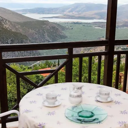 Apollon Stone In Delphi With Breathtaking Views 別荘 *